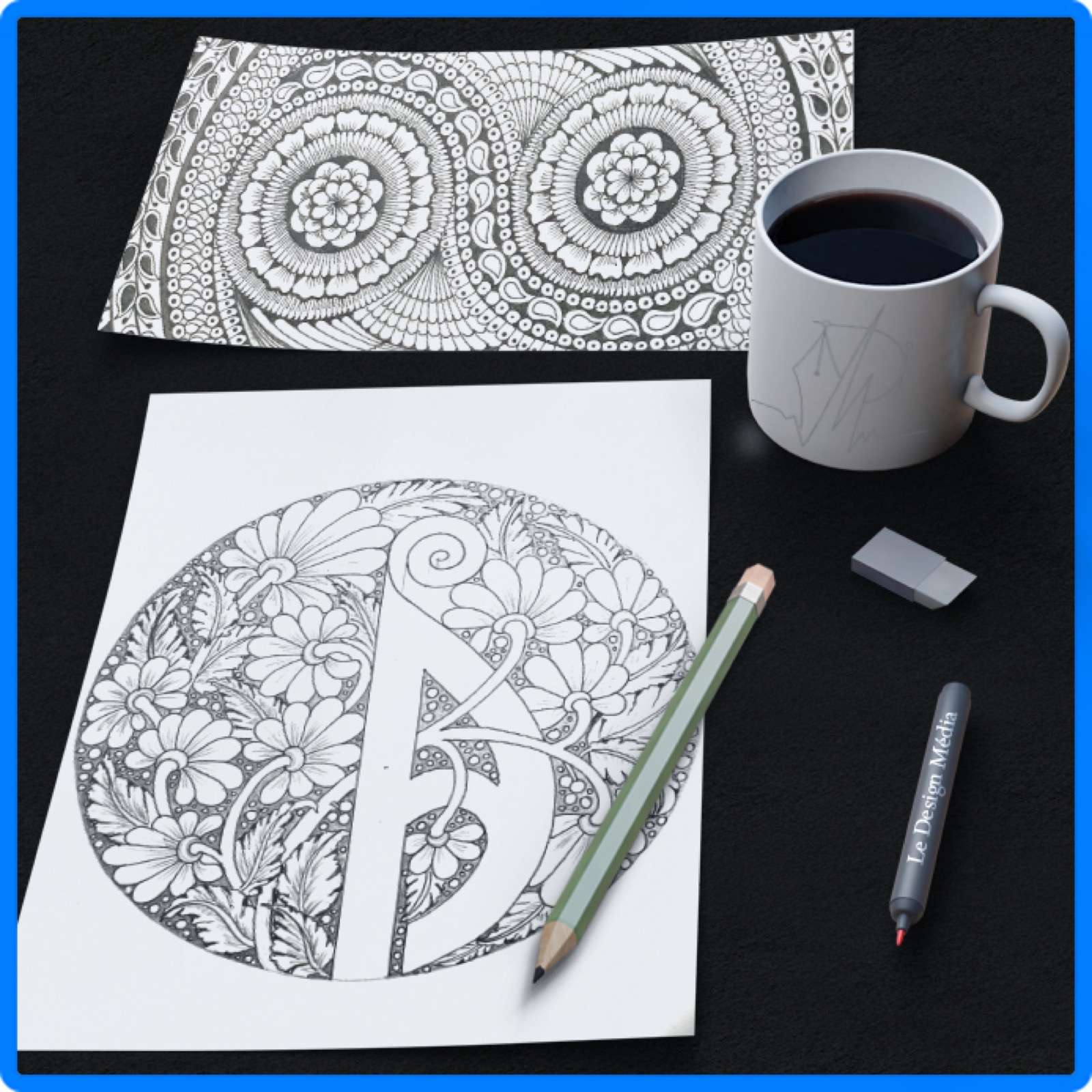 TODO(replace): calligraphy and abstract sketch artwork